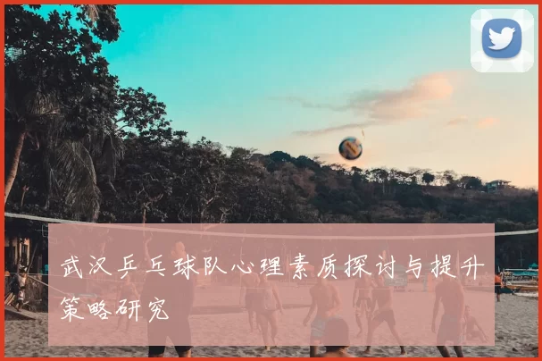 武汉乒乓球队心理素质探讨与提升策略研究